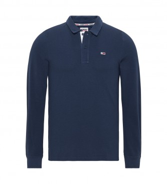 Tommy Hilfiger Navy solid slim polo shirt