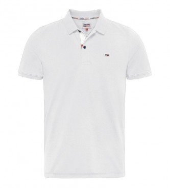 Tommy Jeans TJM Solid Stretch poloshirt wit
