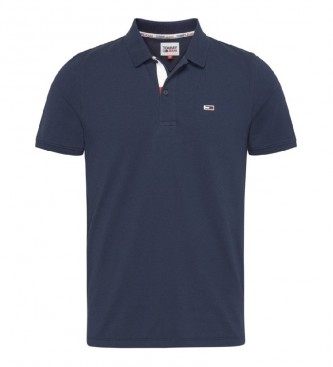 Tommy Jeans Polo marine TJM Solid Stretch