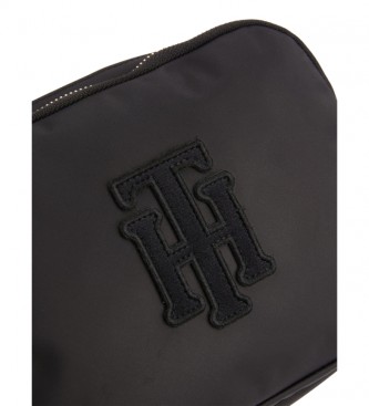 Tommy Hilfiger Monogram TH Shoulder Bag black - 21x5x17cm