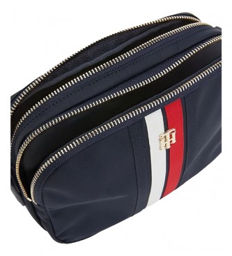 Tommy Hilfiger Monogrammed shoulder bag navy -21x5x17cm
