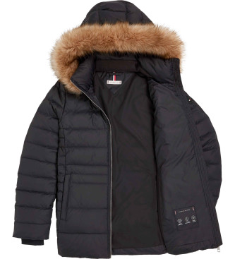 Tommy Hilfiger Veste  capuche matelasse noir