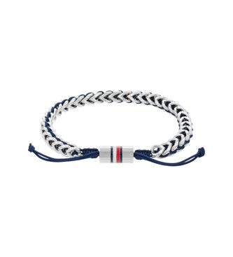 Tommy Hilfiger Bracelet tress marine, argent