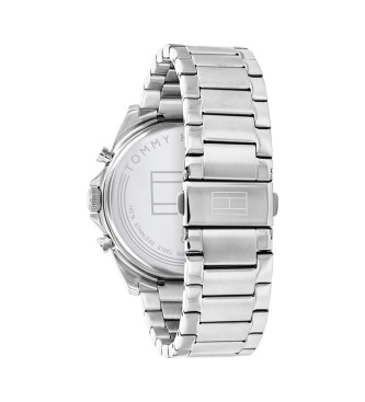 Tommy Hilfiger Baker Uhr silber, blau