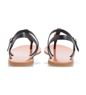 Tommy Hilfiger Sandales en cuir Leona noir