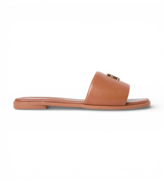 Tommy Hilfiger Sandales en cuir Rosalia marron