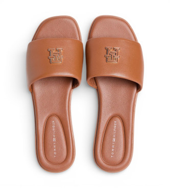 Tommy Hilfiger Sandales en cuir Rosalia marron