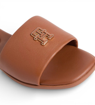 Tommy Hilfiger Sandales en cuir Rosalia marron