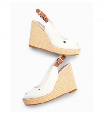 Tommy Hilfiger Iconic Beige Sandals -Height wedge 10,5cm