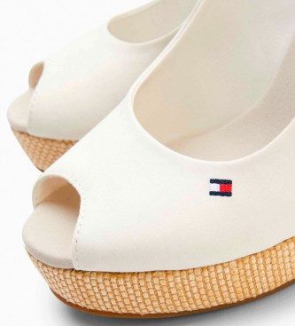Tommy Hilfiger Iconic Beige Sandals -Height wedge 10,5cm