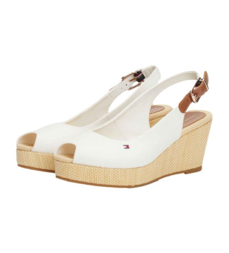 Tommy Hilfiger Sandals Iconic white -Height 7cm- wedge 