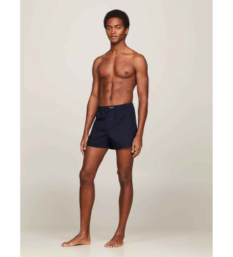 Tommy Hilfiger Set di 3 boxer blu, blu scuro, rosso