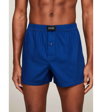 Tommy Hilfiger Set di 3 boxer blu, blu scuro, rosso