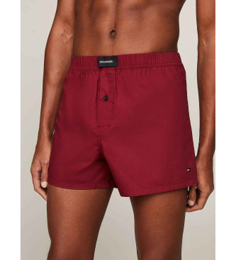 Tommy Hilfiger Set di 3 boxer blu, blu scuro, rosso