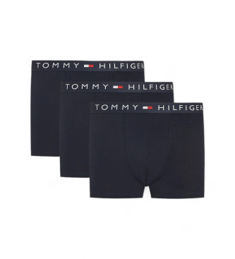 Tommy Hilfiger Zestaw 3 granatowych bokserek