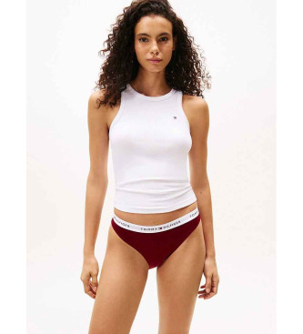 Tommy Hilfiger Set di 3 mutandine rosse essenziali