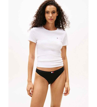 Tommy Hilfiger Set di 3 mutandine nere Heritage 