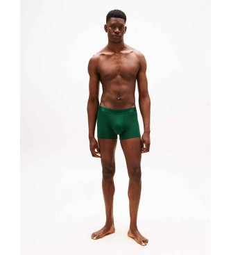 Tommy Hilfiger Set di 3 boxer Everyday Luxe verde, marrone, nero