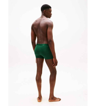 Tommy Hilfiger Set di 3 boxer Everyday Luxe verde, marrone, nero