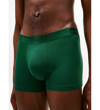 Tommy Hilfiger Set di 3 boxer Everyday Luxe verde, marrone, nero