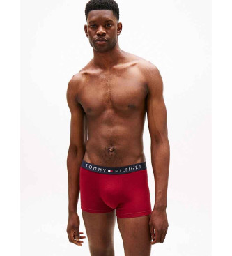 Tommy Hilfiger Set di 3 boxer originali blu, marrone, rosso