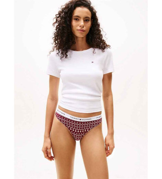 Tommy Hilfiger Set di 3 perizomi rossi Essential