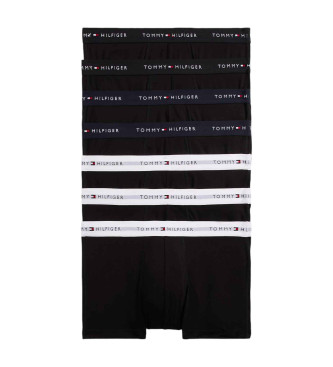 Tommy Hilfiger Set de 7 calzoncillos Trunk con inscripcin negro