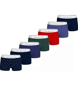 Tommy Hilfiger Set di 7 slip multicolori