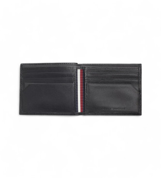 Tommy Hilfiger Gift set with key ring and leather card holder black