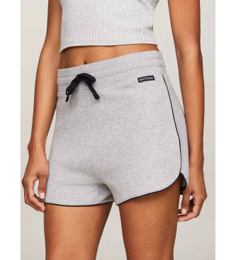 Tommy Hilfiger Pyjama-Shorts mit grauer Monotypie