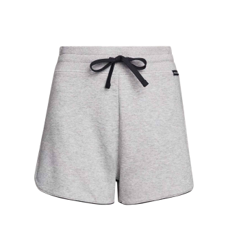 Tommy Hilfiger Pyjama-Shorts mit grauer Monotypie