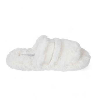 Tommy Hilfiger Basic white slippers