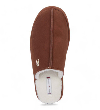 Tommy Hilfiger Slippers Comfort Bruin