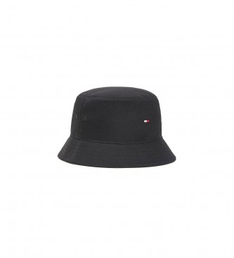 Tommy Hilfiger Sombrero de pescador con logo bordado negro