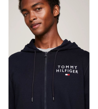 Tommy Hilfiger Felpa TH Original con cappuccio e logo blu scuro