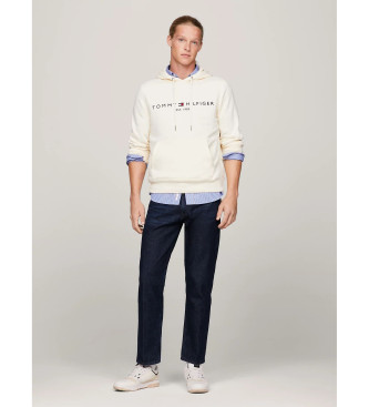 Tommy Hilfiger Hooded sweatshirt with white embroidered logo