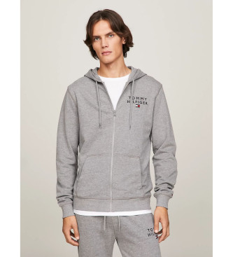 Tommy Hilfiger Hooded Sweatshirt met Logo grijs