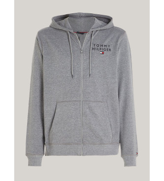 Tommy Hilfiger Hooded Sweatshirt met Logo grijs