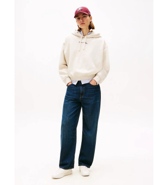 Tommy Hilfiger Sudadera con capucha y logo texturizado beige