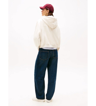 Tommy Hilfiger Sudadera con capucha y logo texturizado beige