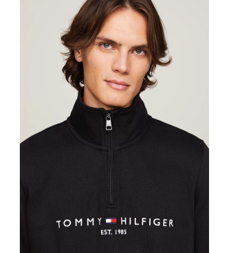 Tommy Hilfiger Sweatshirt Flex Half-Zip schwarz