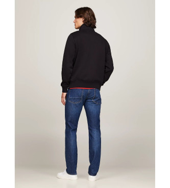 Tommy Hilfiger Sweatshirt Flex Half-Zip schwarz