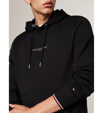 Tommy Hilfiger Sudadera con puos ribeteados negro