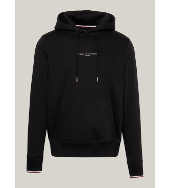 Tommy Hilfiger Sudadera con puos ribeteados negro