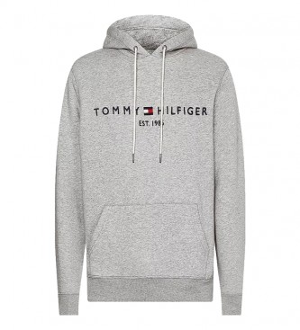 Tommy Hilfiger Sweatshirt Core Logo Hoody gris