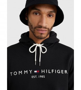 Tommy Hilfiger Felpa Core Logo Hoody nera