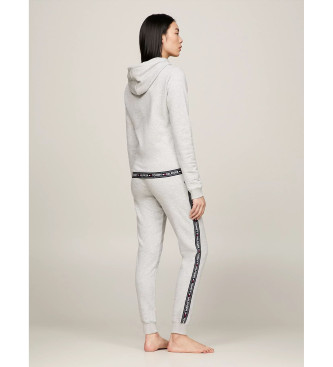 Tommy Hilfiger Baumwoll-Frottee-Lounge-Sweatshirt grau