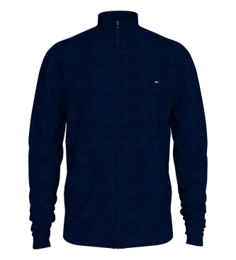 Tommy Hilfiger Marineblaues Sweatshirt mit Reiverschluss