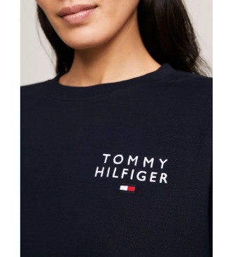 Tommy Hilfiger Sweatshirt Rund hals Logotyp navy