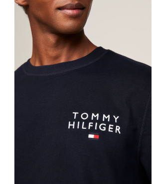 Tommy Hilfiger Bluza z okrągłym dekoltem w kolorze granatowym